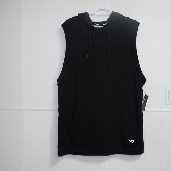NWT Pony Sleeveless Men's Hoodie - Picture 2 of 3